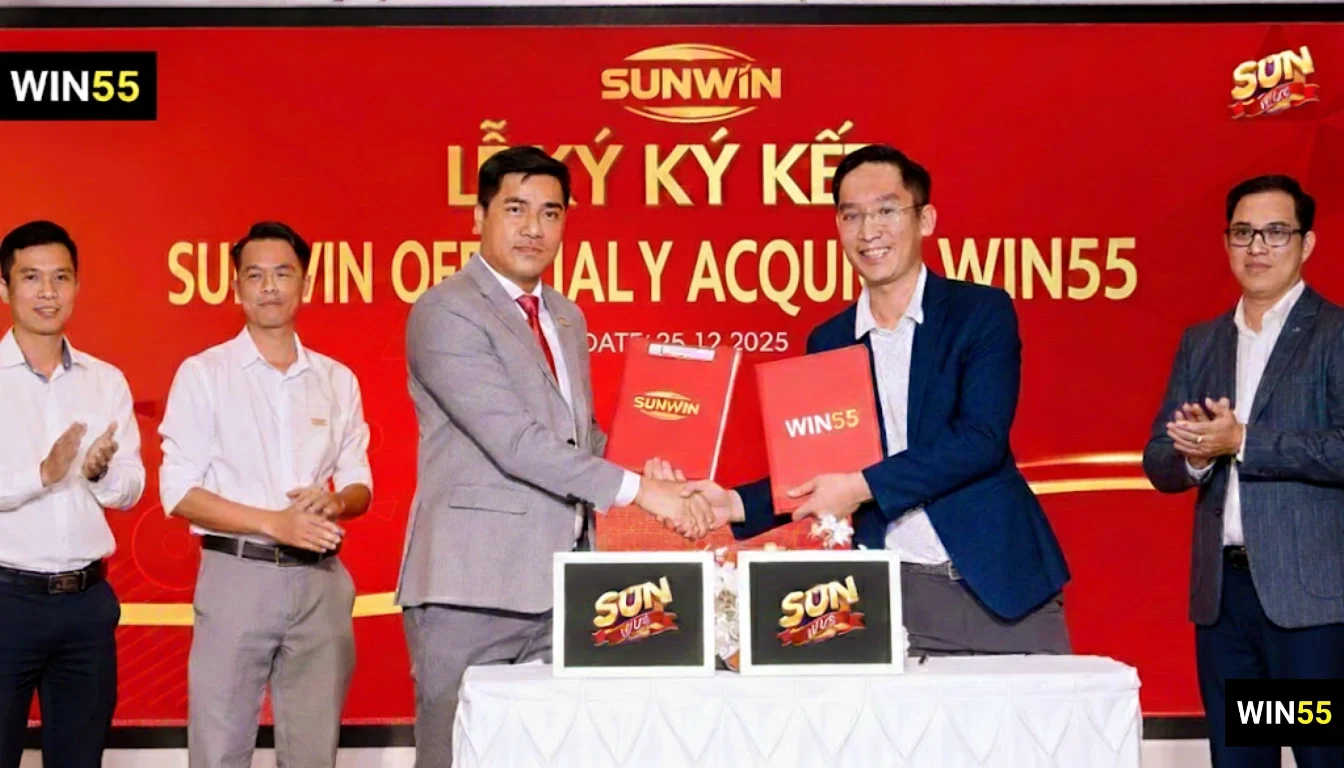 SUNWIN mua lại thành công thương hiệu WIN55 25/12/2025